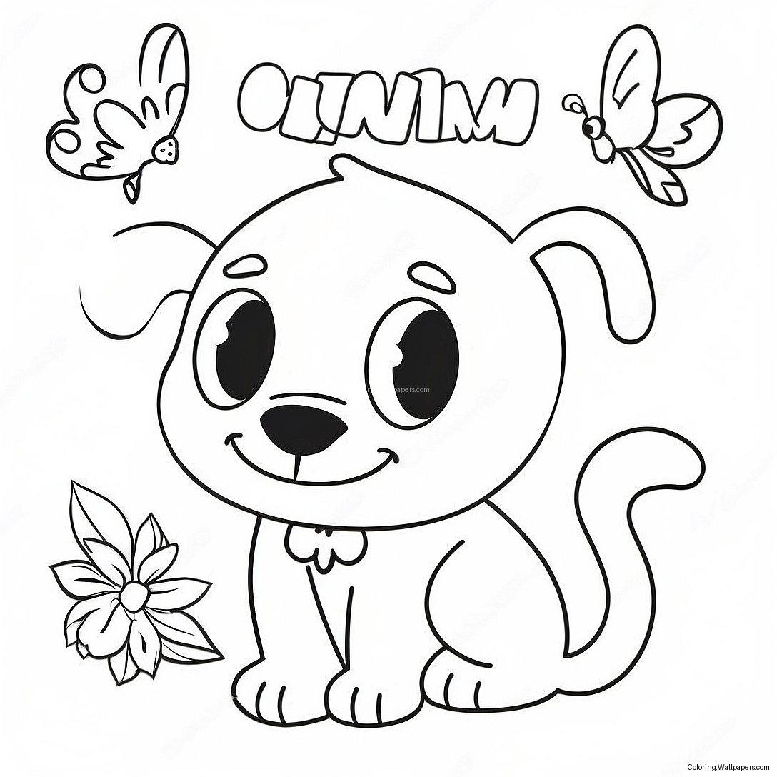 Fun Editable Name Coloring Page 41799