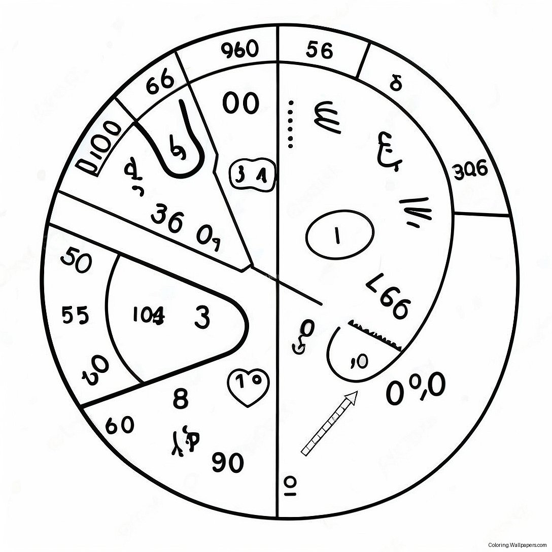 Pagina De Colorat Cu Matematică Distractivă Pentru Clasa A 3-A - Scădere 10730