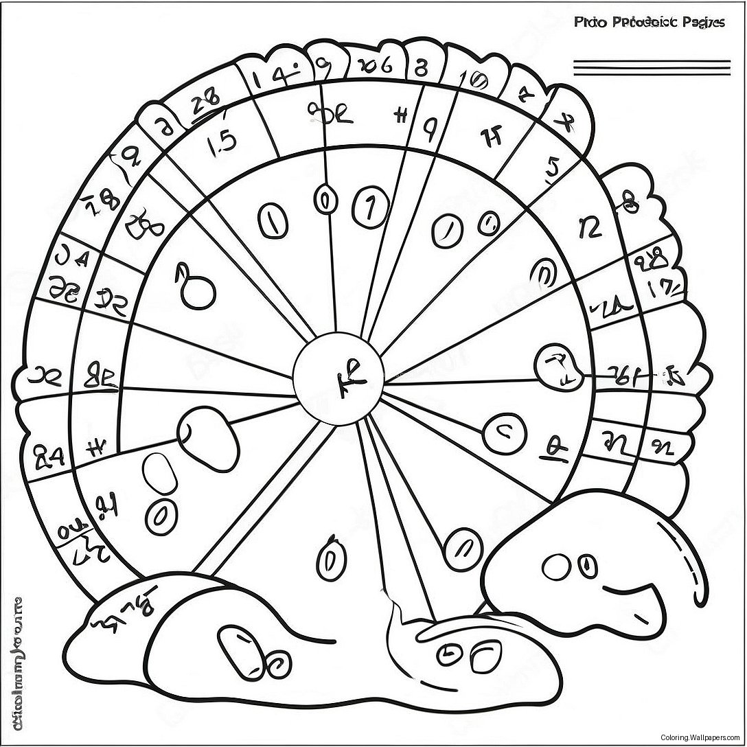 Página Para Colorear De Datos Divertidos De Multiplicación 12752