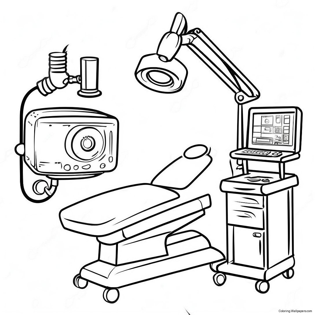 Fun Radiology Equipment Coloring Page 54159