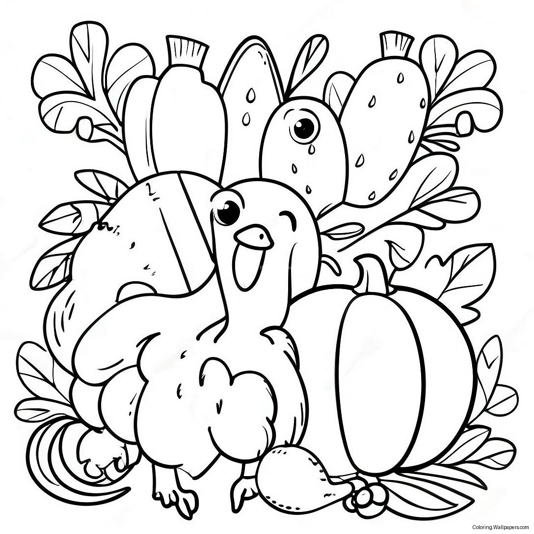 Fun Thanksgiving Math Problems Coloring Page 51452