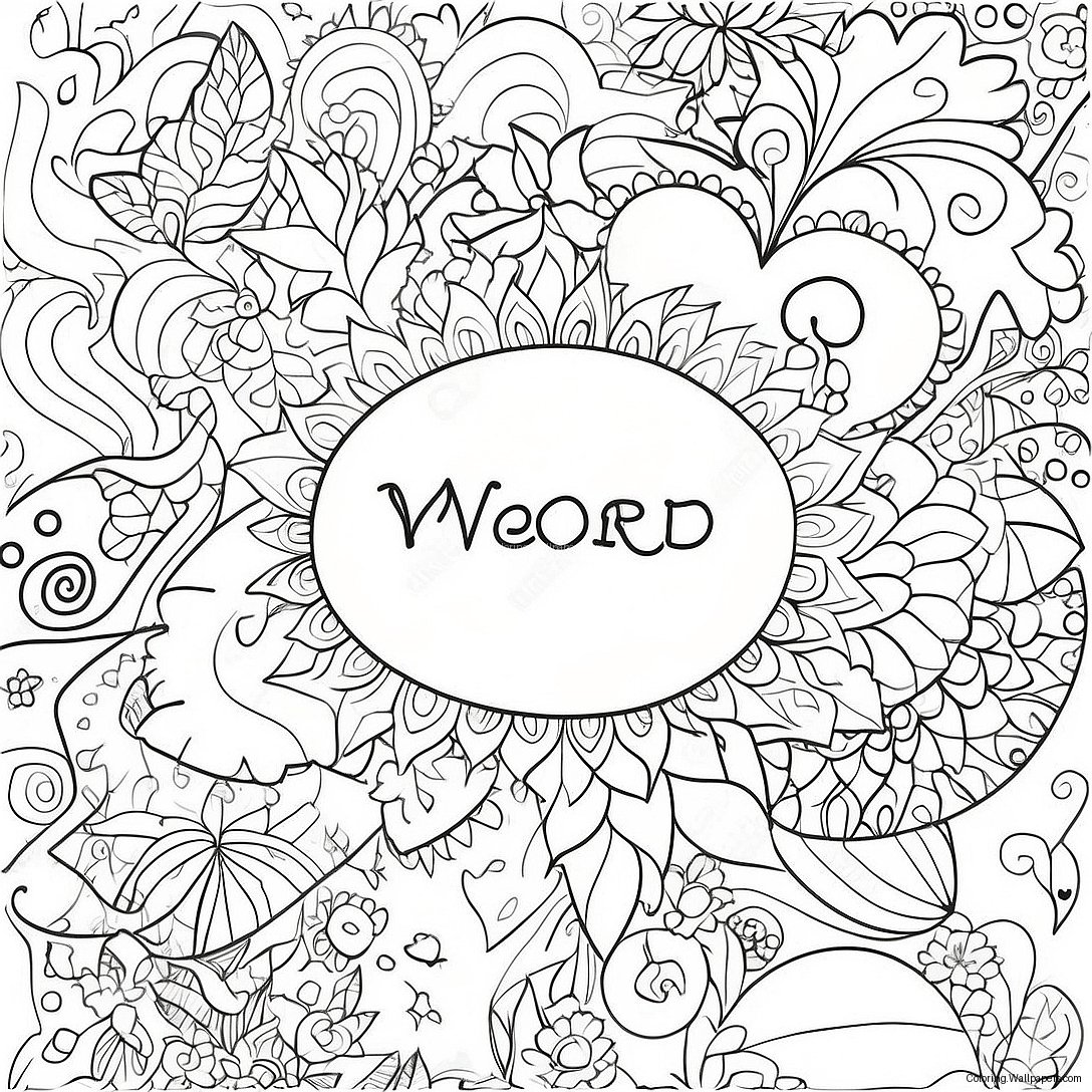 Fun Word Coloring Pages 5030