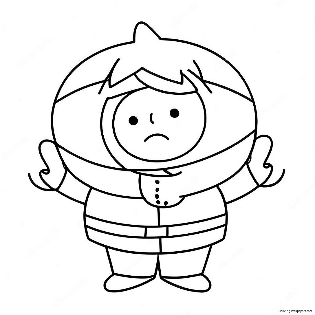 Funny Butters South Park Coloring Page 55581