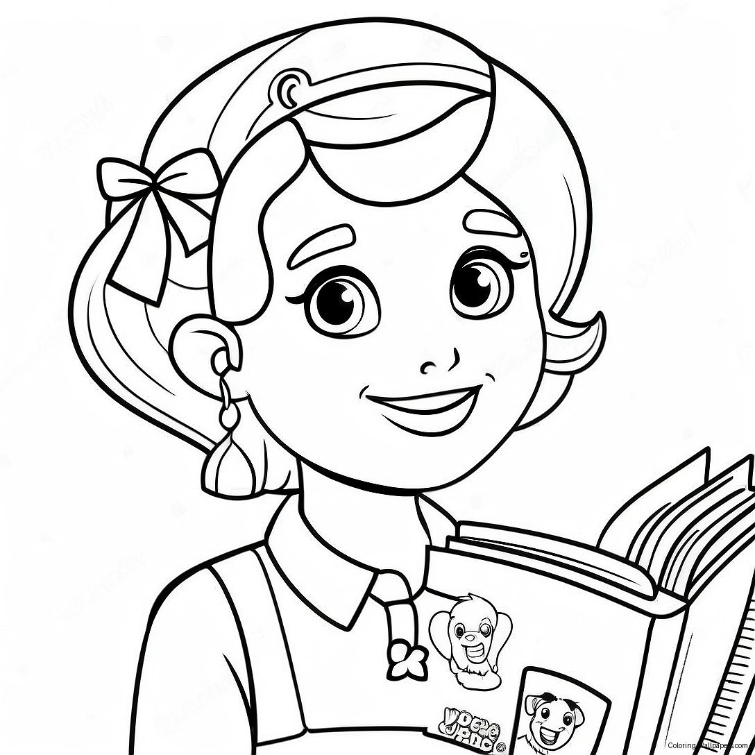 Funny Dork Diaries Character Coloring Page 7576