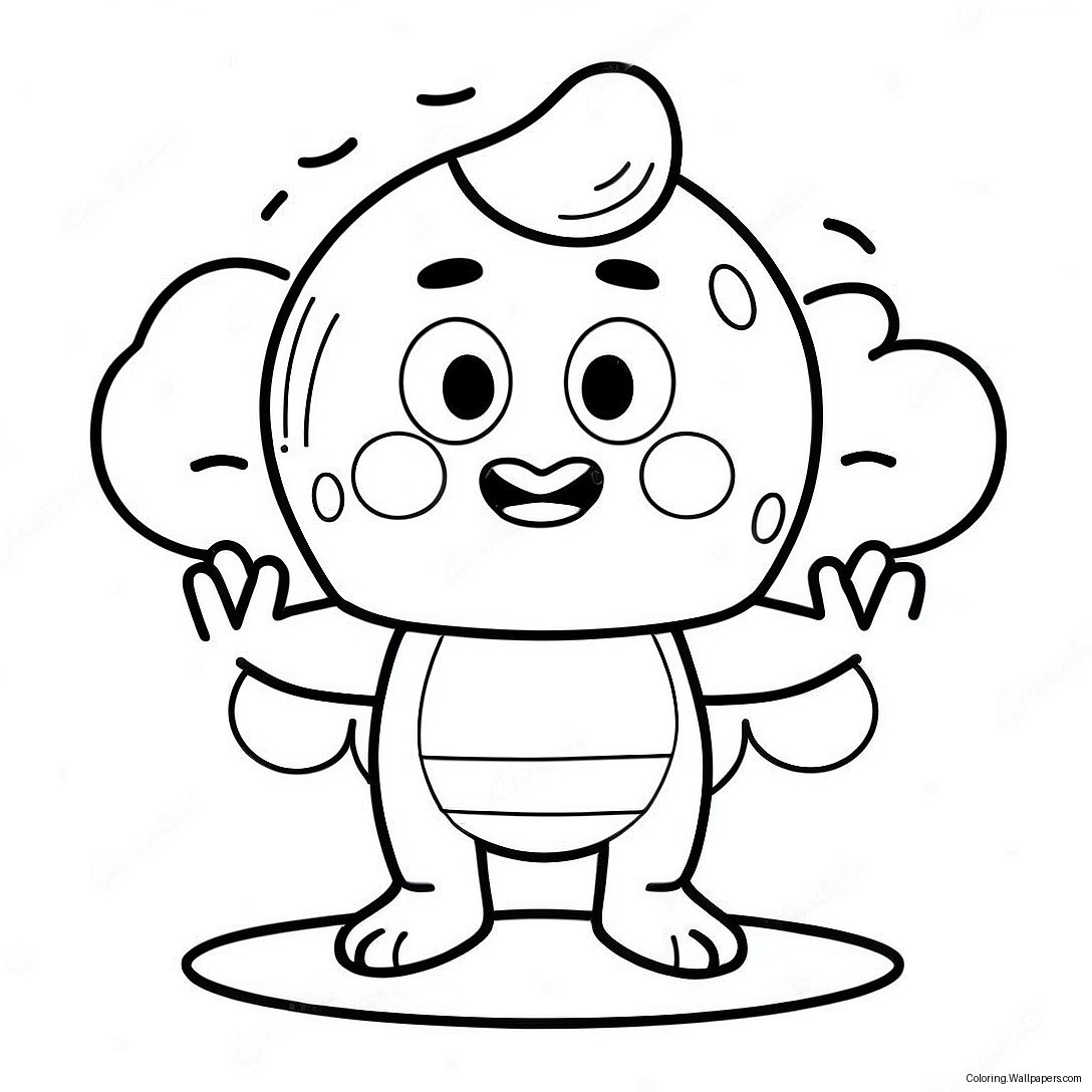 Funny Fart Coloring Page 38300