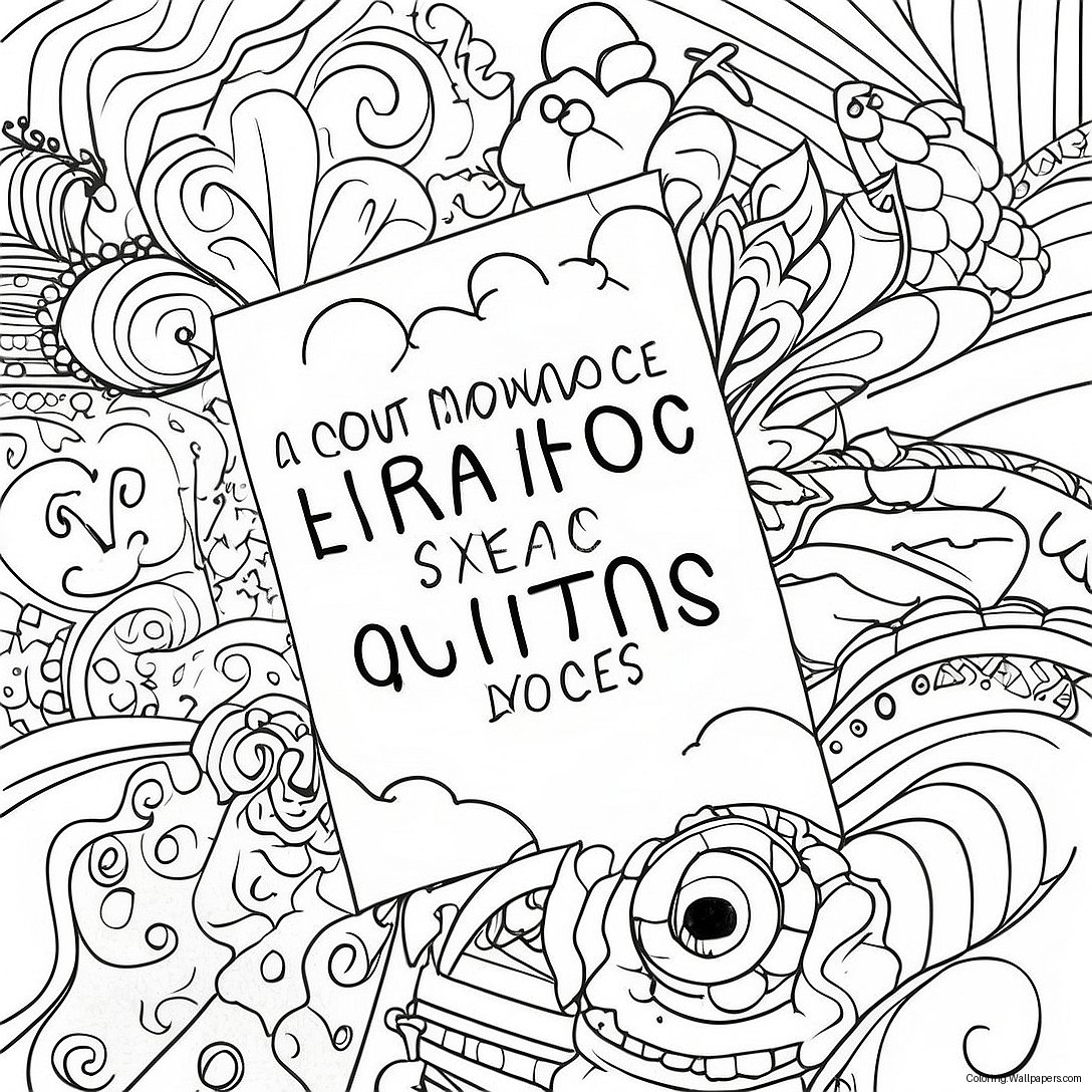 Funny Inappropriate Quotes Coloring Page 4723