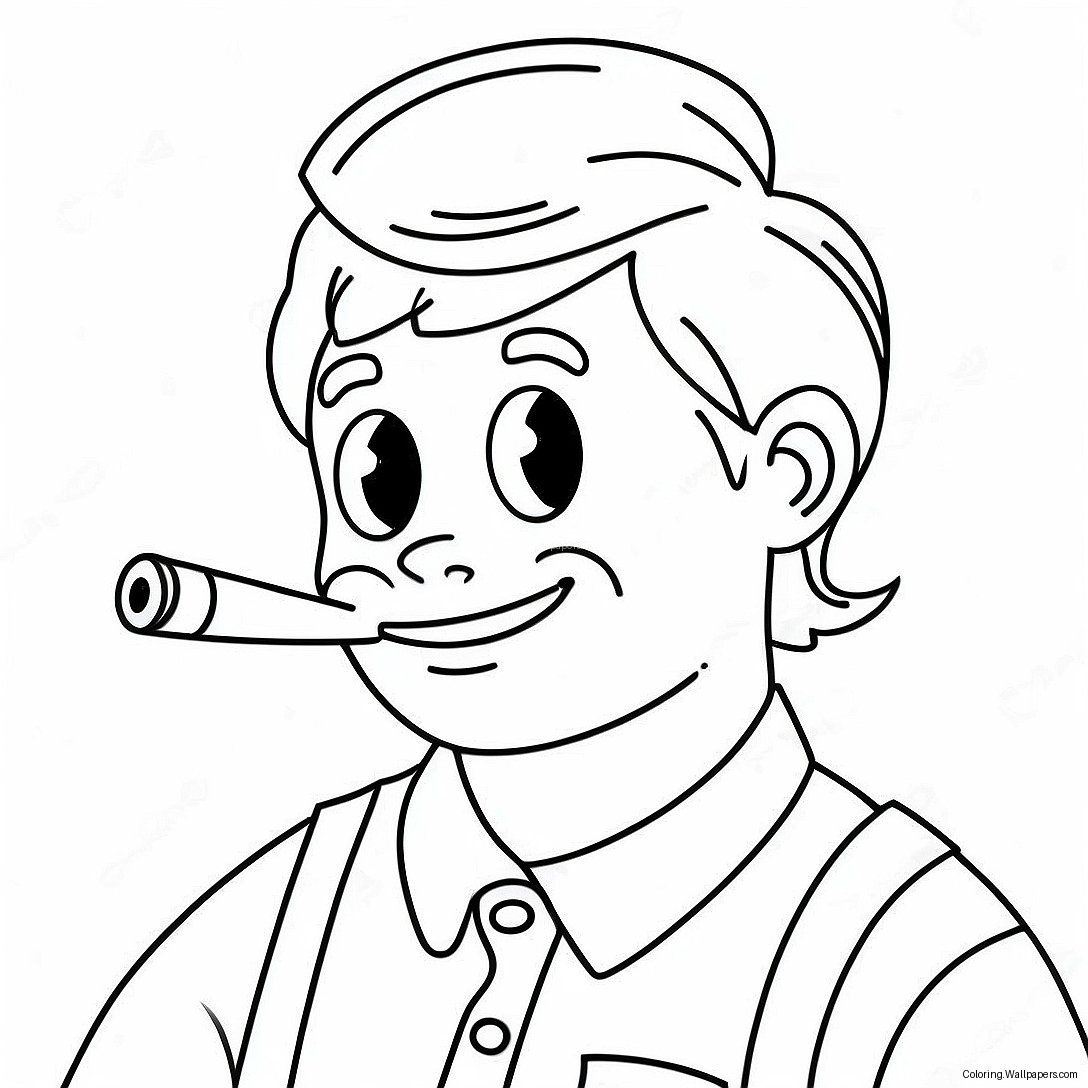 Funny No David Coloring Page 49747