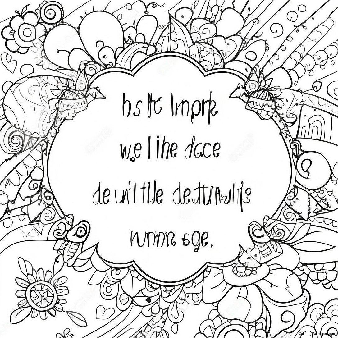 Funny Sayings Quote Curse Words Coloring Page 3350