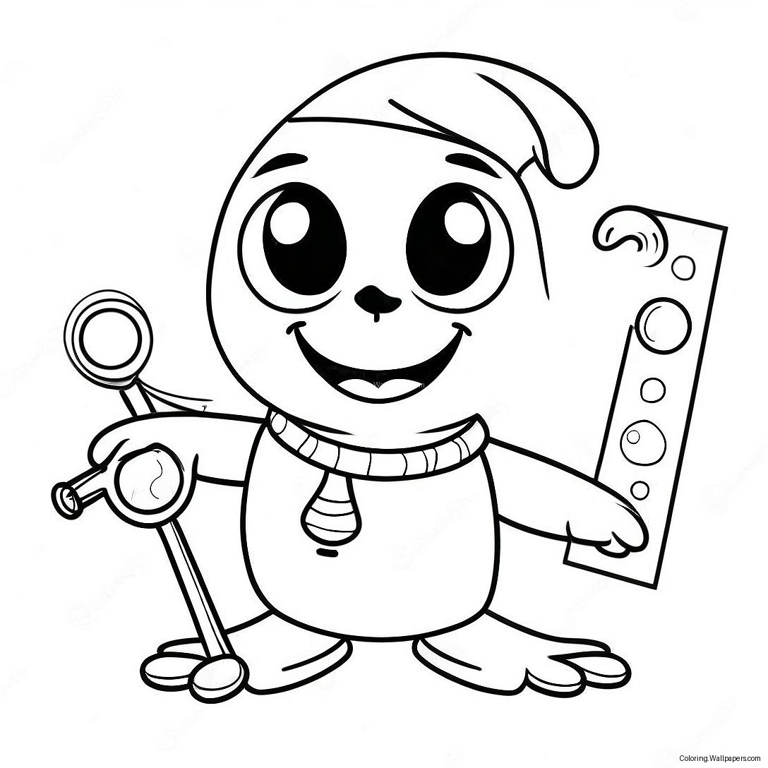 Funny Tweaker Character Coloring Page 4151