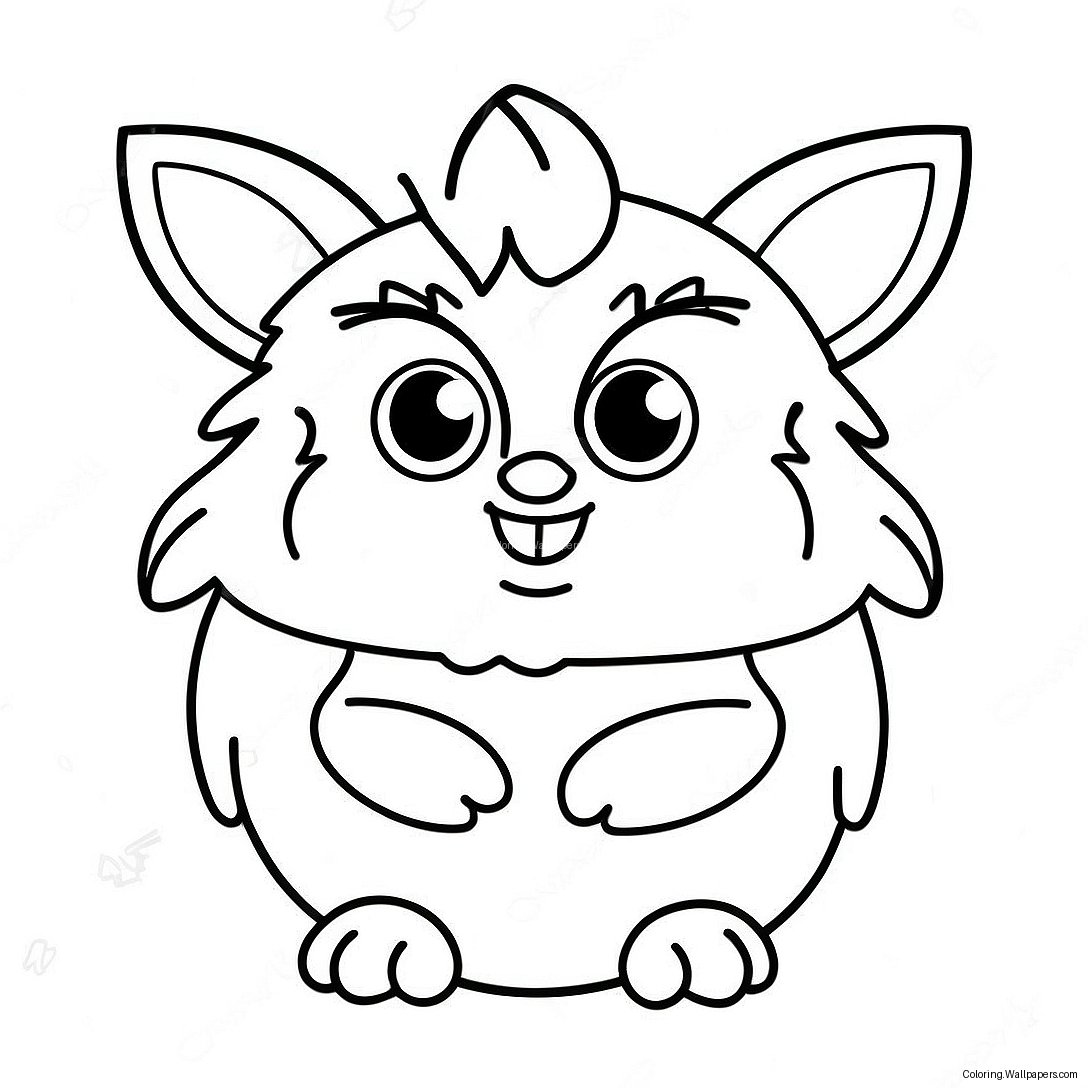 Furby Ausmalbild 9073