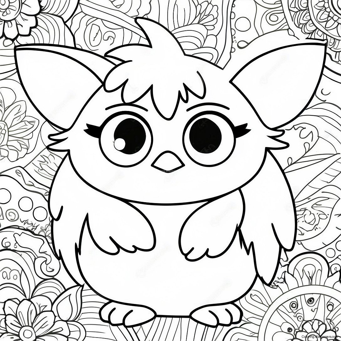 Furby Coloring Page 9075