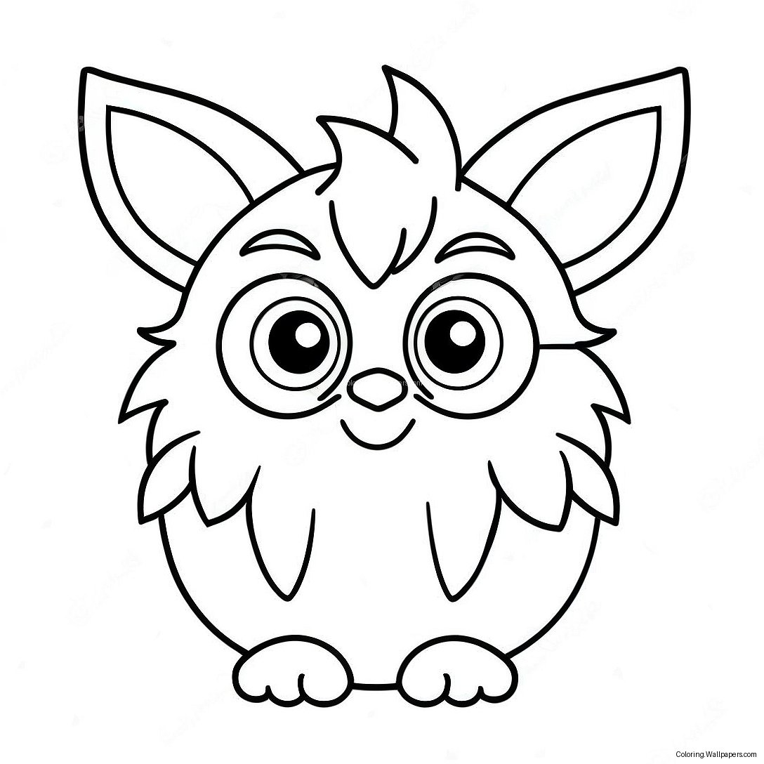 Pagina Da Colorare Di Furby 9076