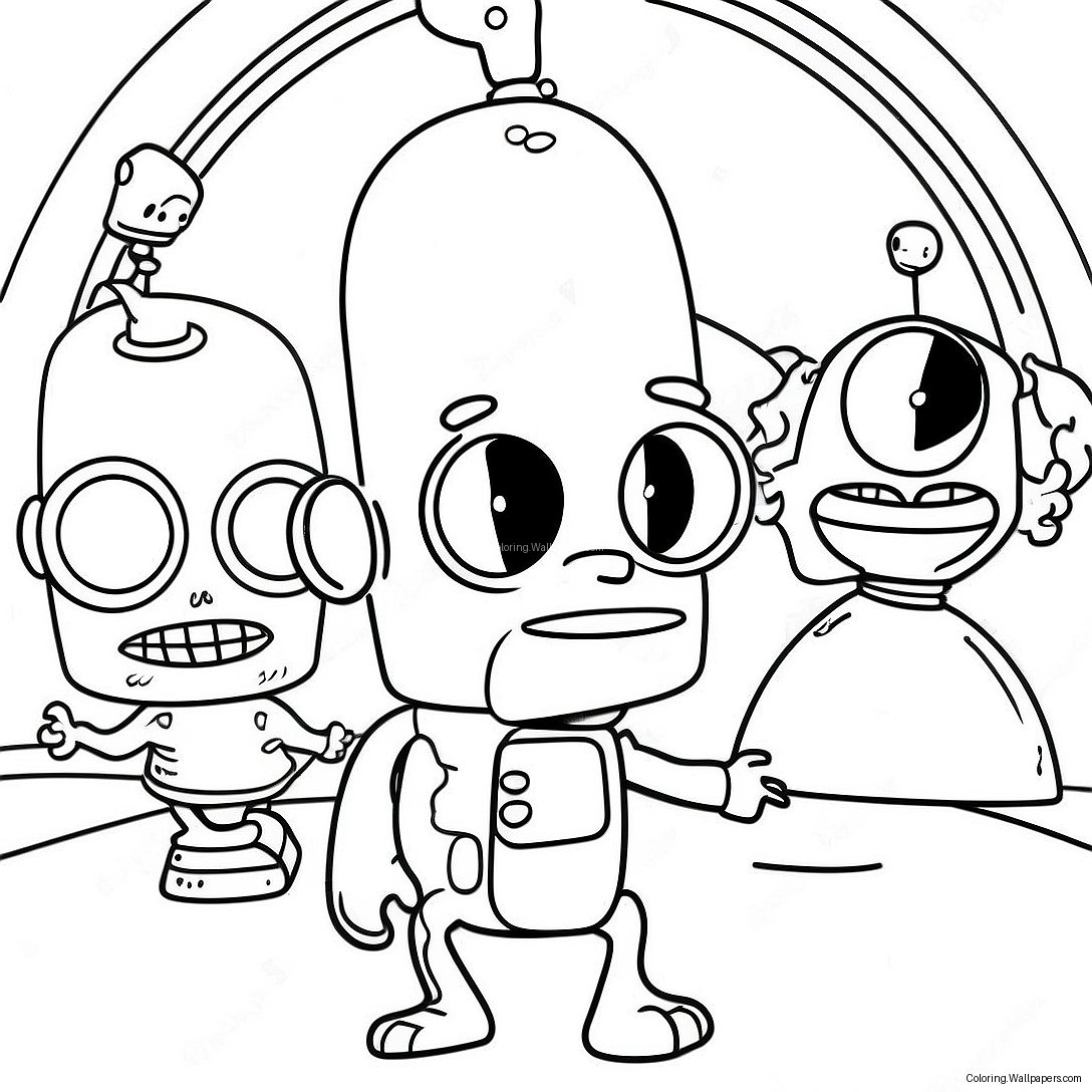 Futurama Målarbild 21787