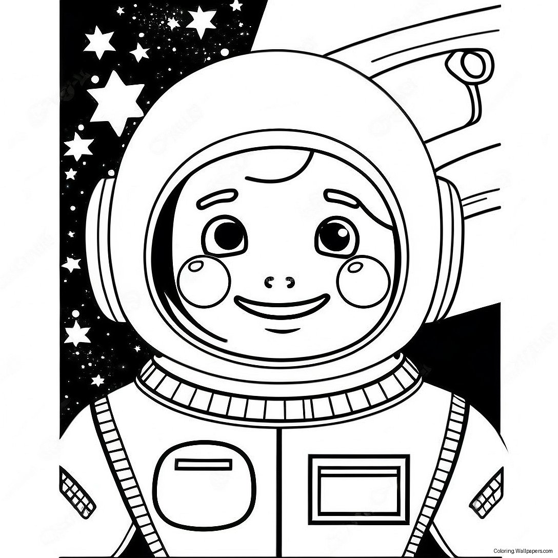 Página Para Colorir Do Futuro Astronauta 37864