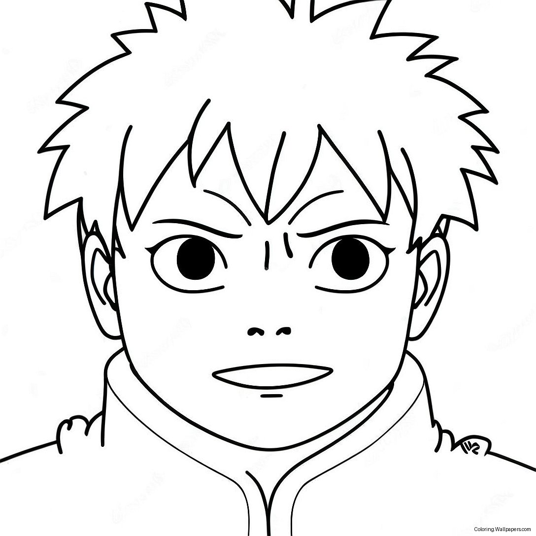 Page À Colorier De Gaara 29953