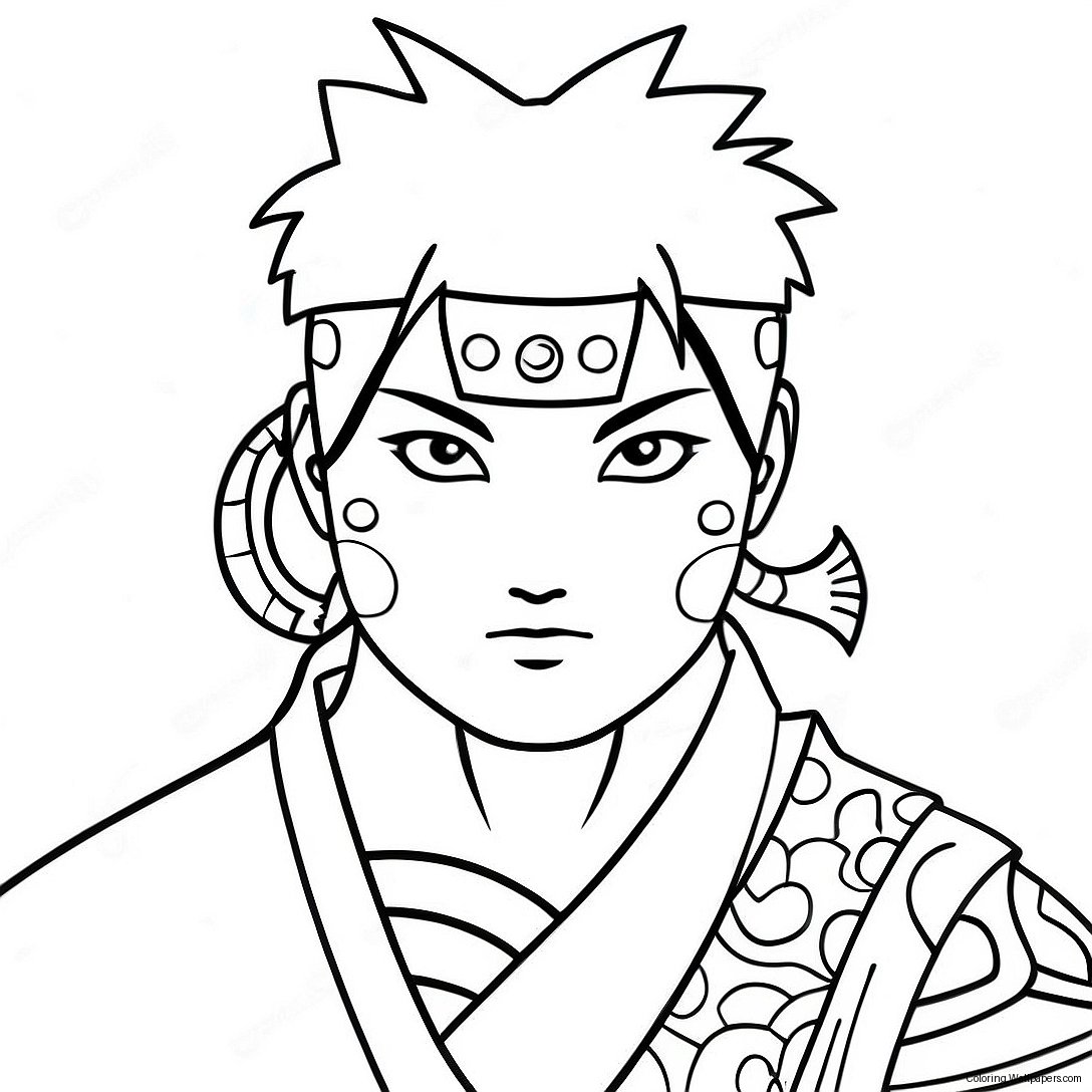 Gaara Ausmalbild 29954