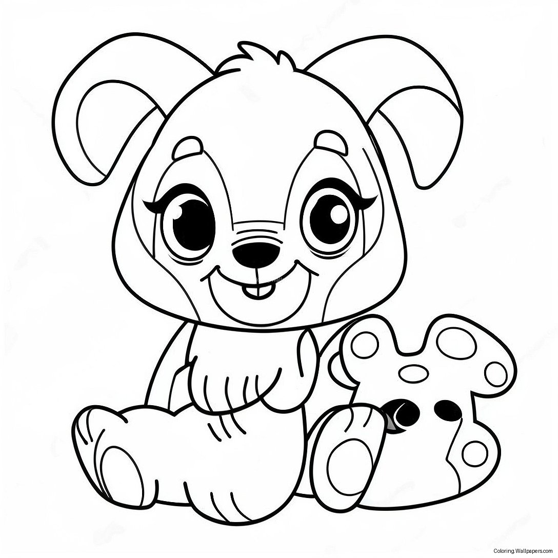 Gabby And Pandy Paws Coloring Page 6116