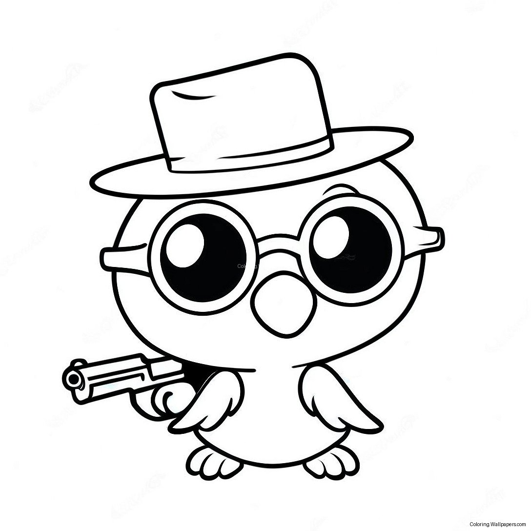 Gangster Tweety Bird In Cool Shades Coloring Page 37949