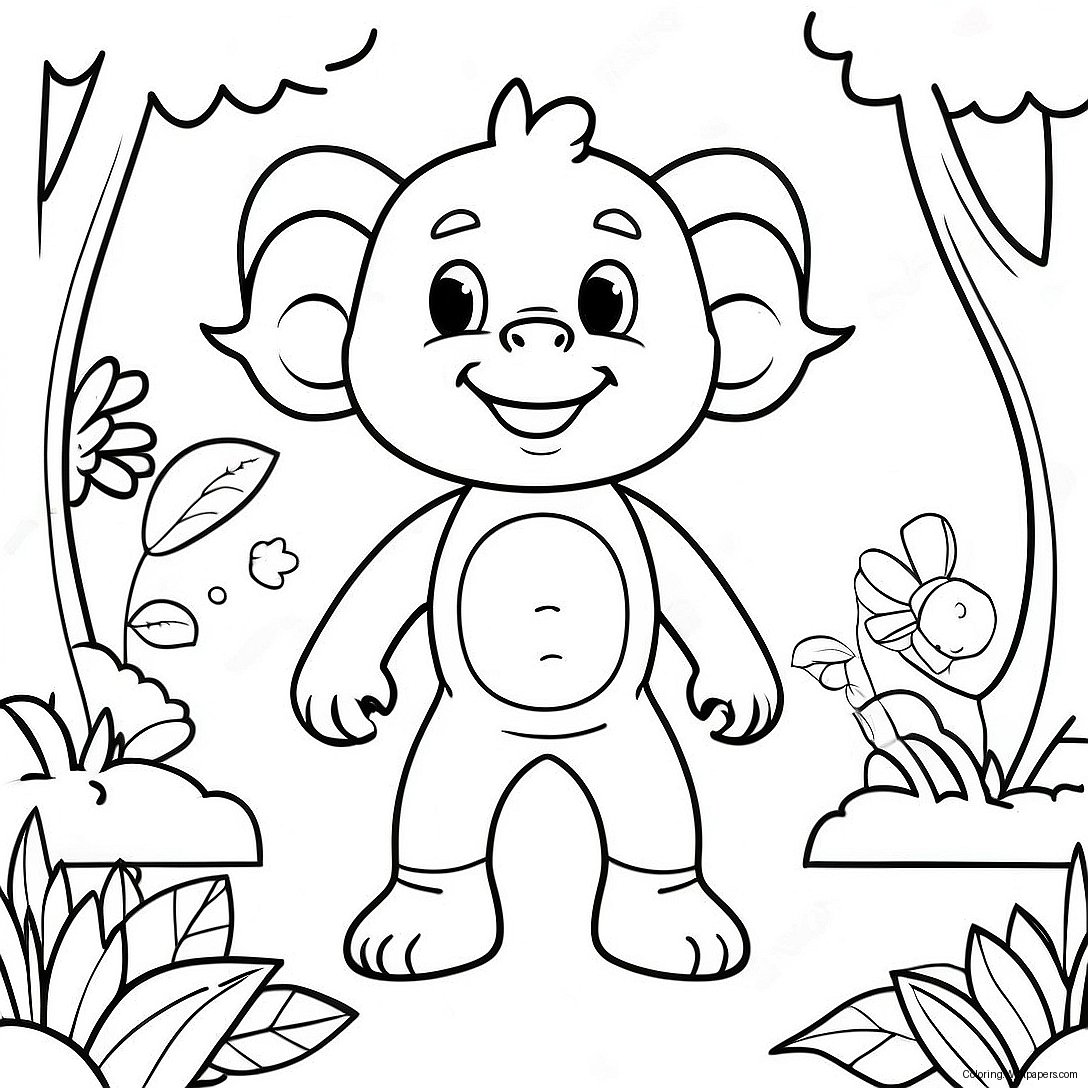 Garden Of Bam Bam Coloring Page 55473