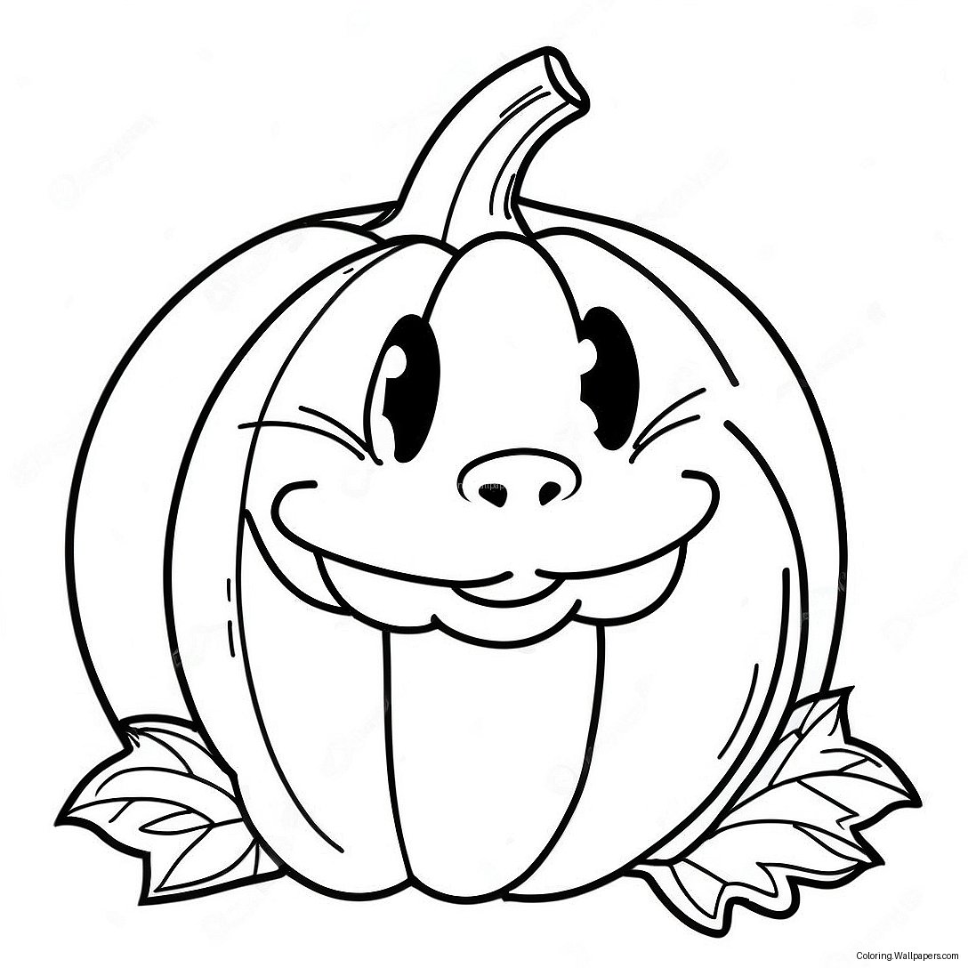 Página Para Colorear De Calabaza De Halloween De Garfield 40362