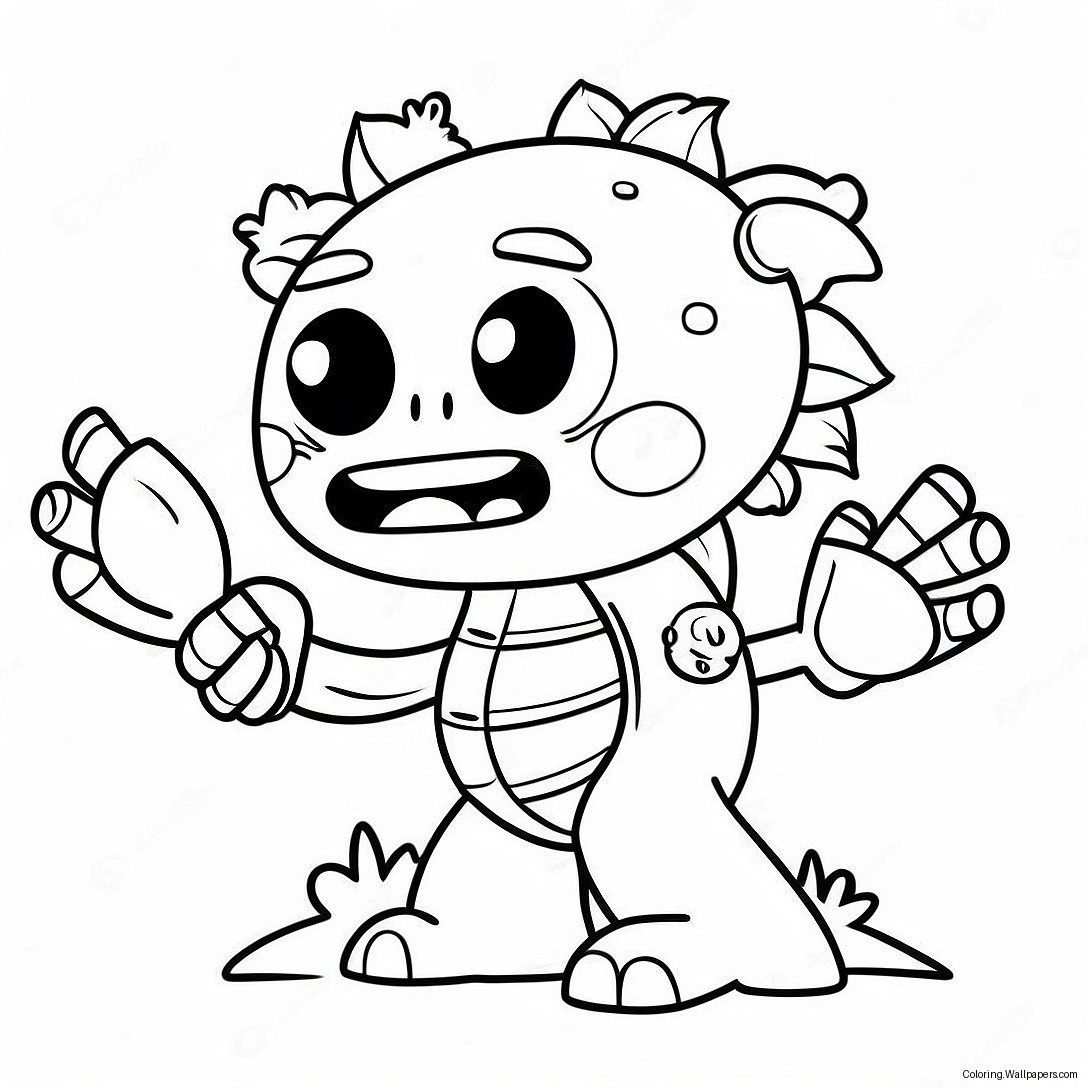 Gargantuar Plants Vs Zombies Coloring Page 55450