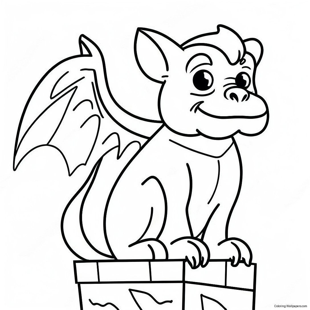 Gargoyle Coloring Page 34526