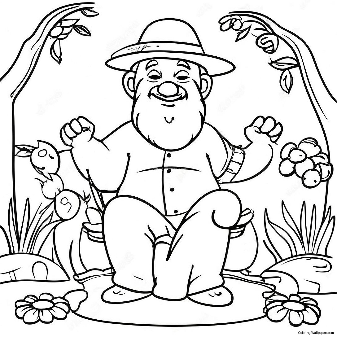 Garten Of Banban 7 Main Characters Coloring Page 23879