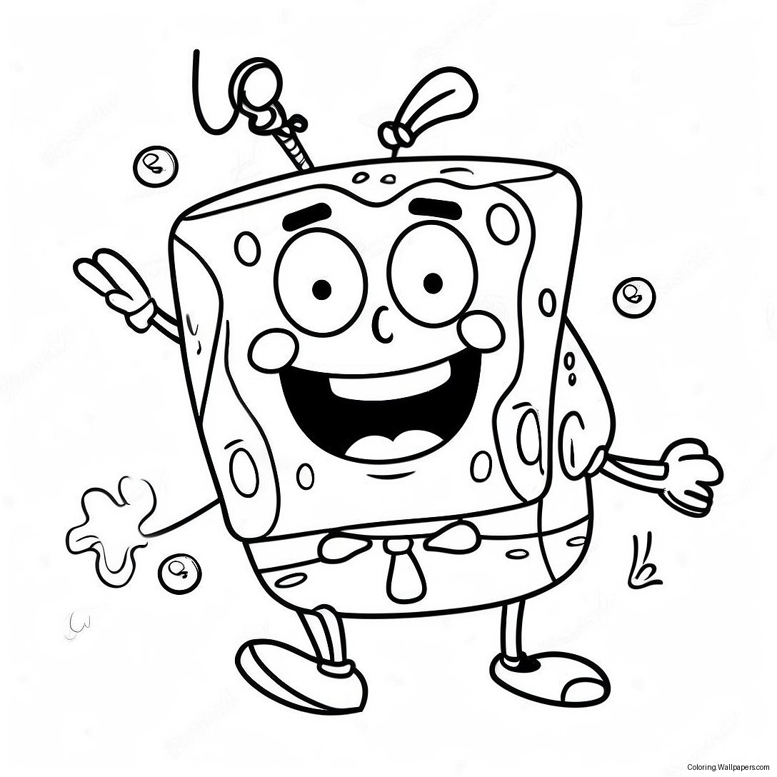 Pagina Da Colorare Gary Di Spongebob 5676