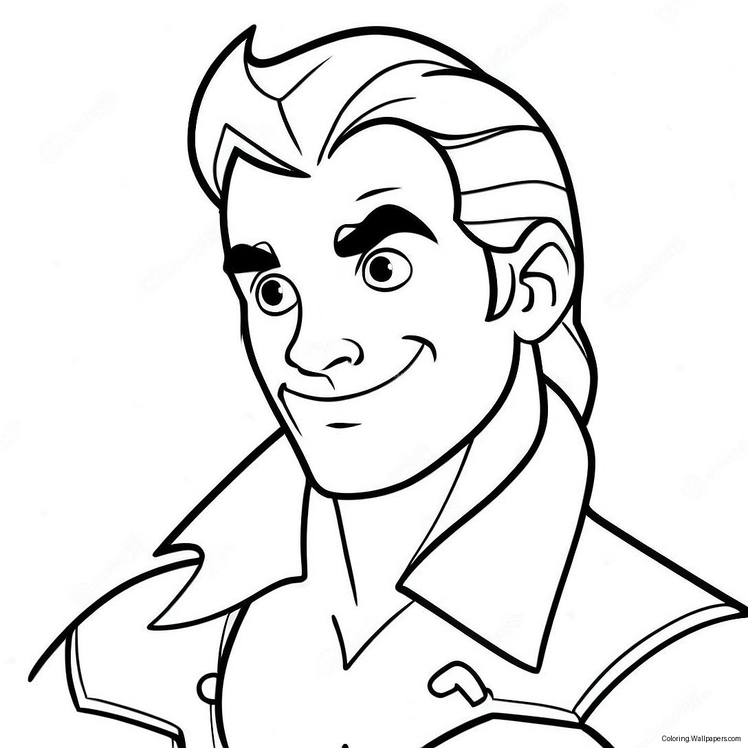 Gaston Coloring Page 35008