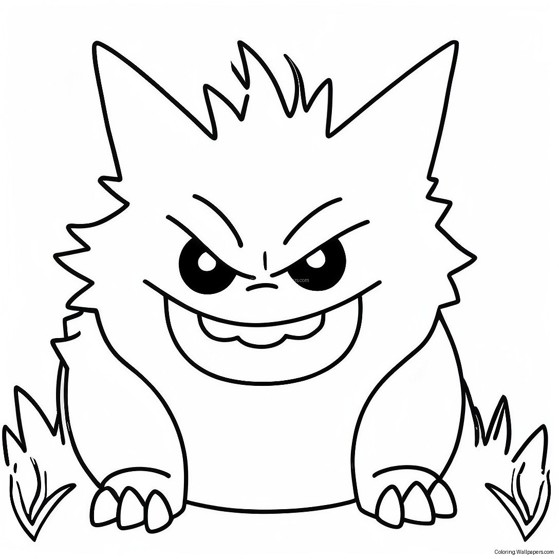 Gengar Coloring Page 5167