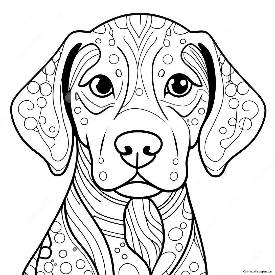 German Shorthaired Pointer Puppy Coloring Page 51954