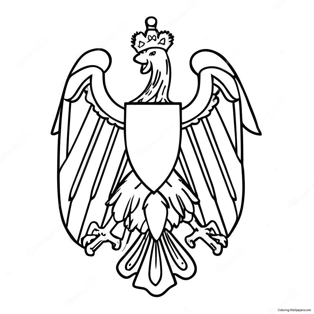 Germany Flag Coloring Page 8656