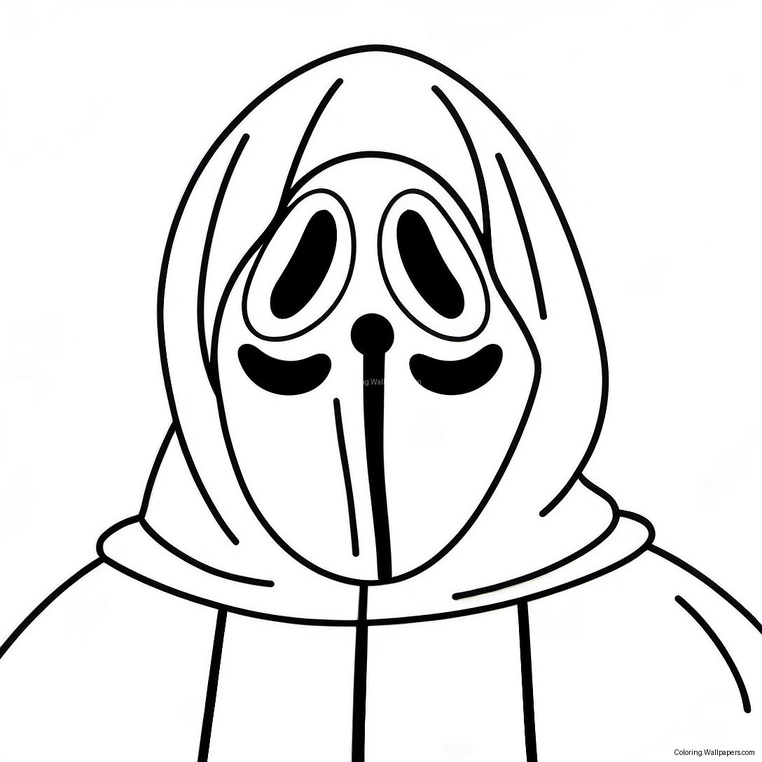 Ghostface Coloring Page 637