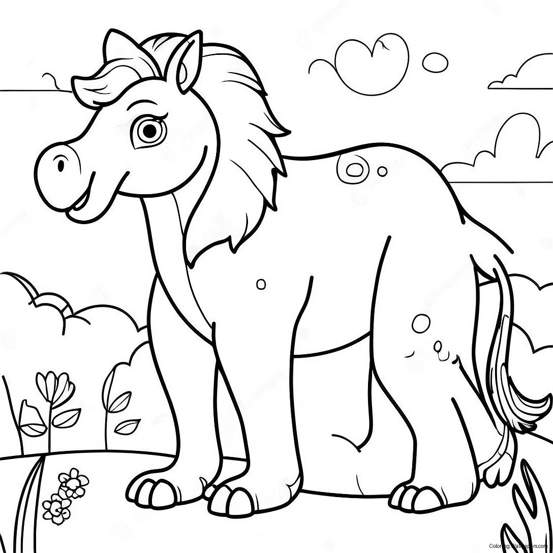 Giant Animal Coloring Pages 6442