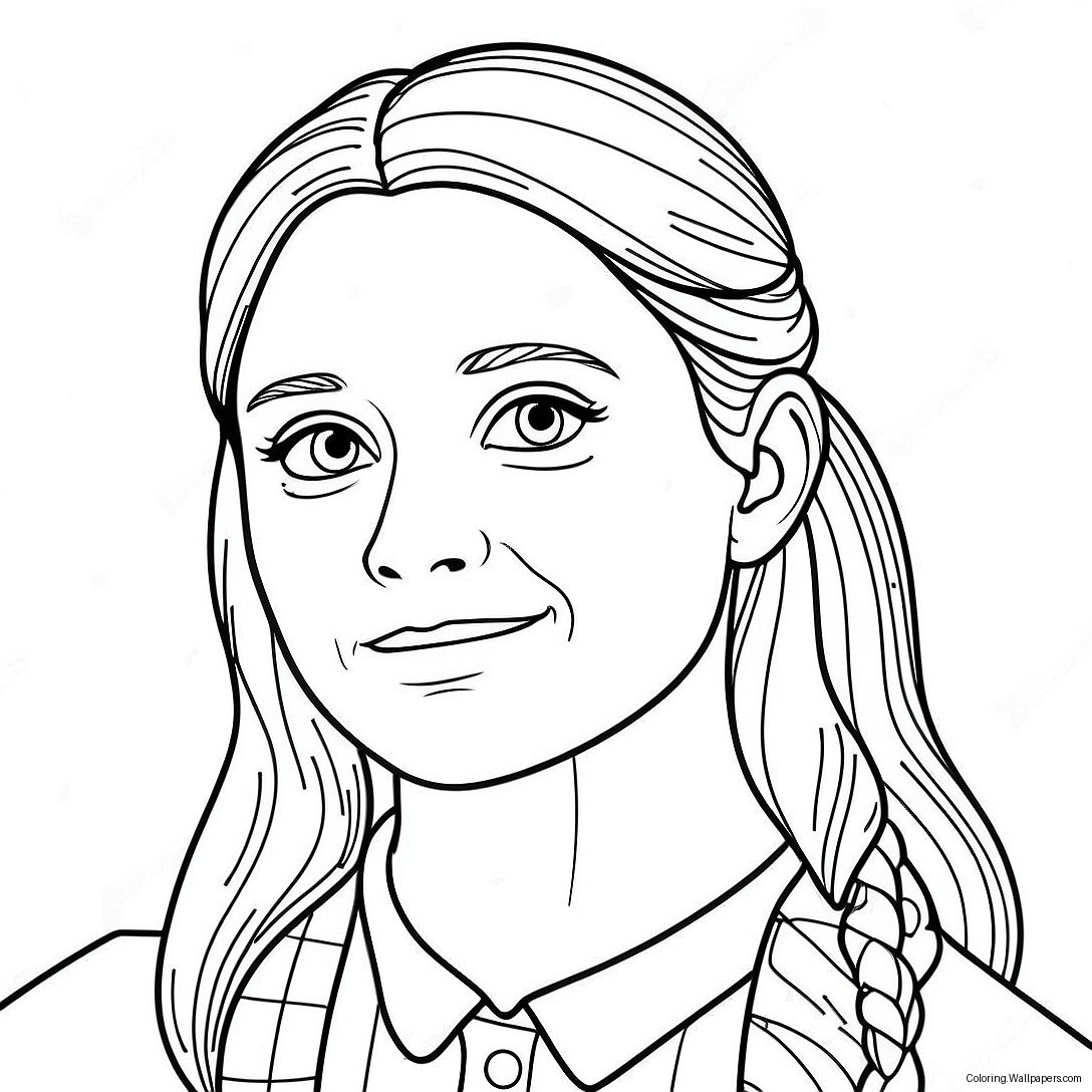 Página Para Colorir Mágica Da Ginny Weasley 37965