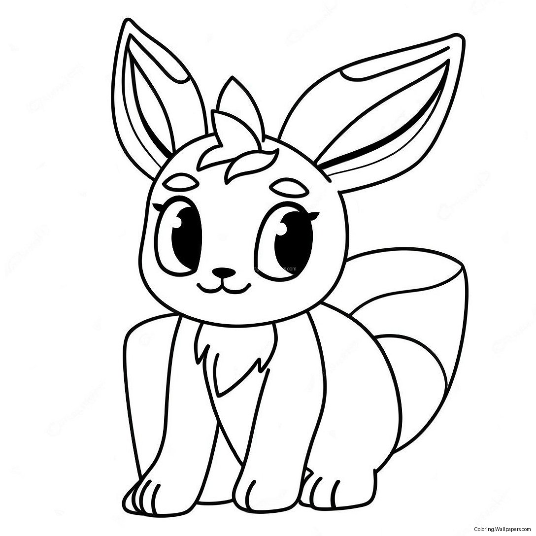 Página Para Colorear De Glaceon 22183