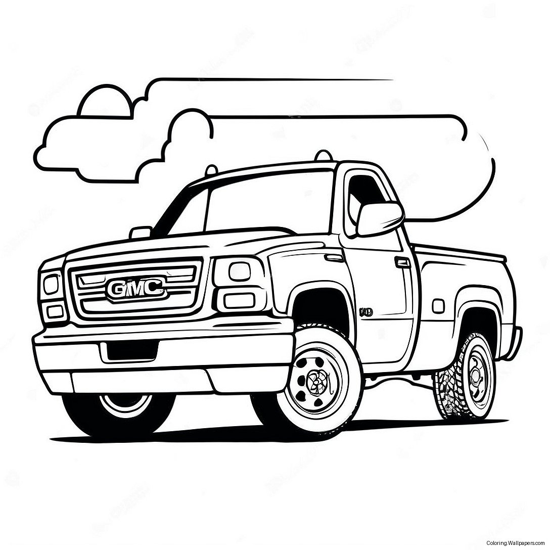 Gmc Truck Ausmalbild 12711