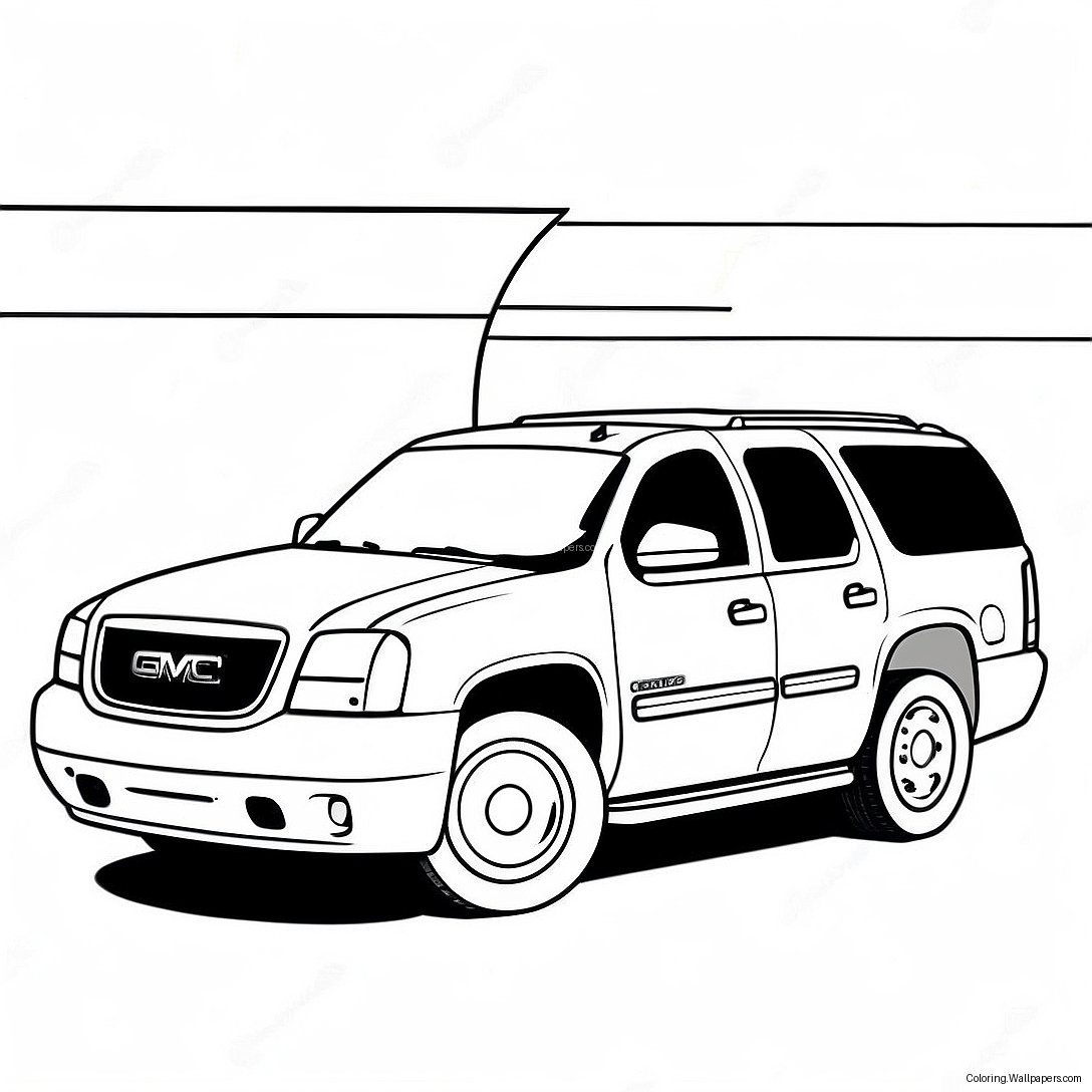 Gmc Yukon Coloring Page 41213