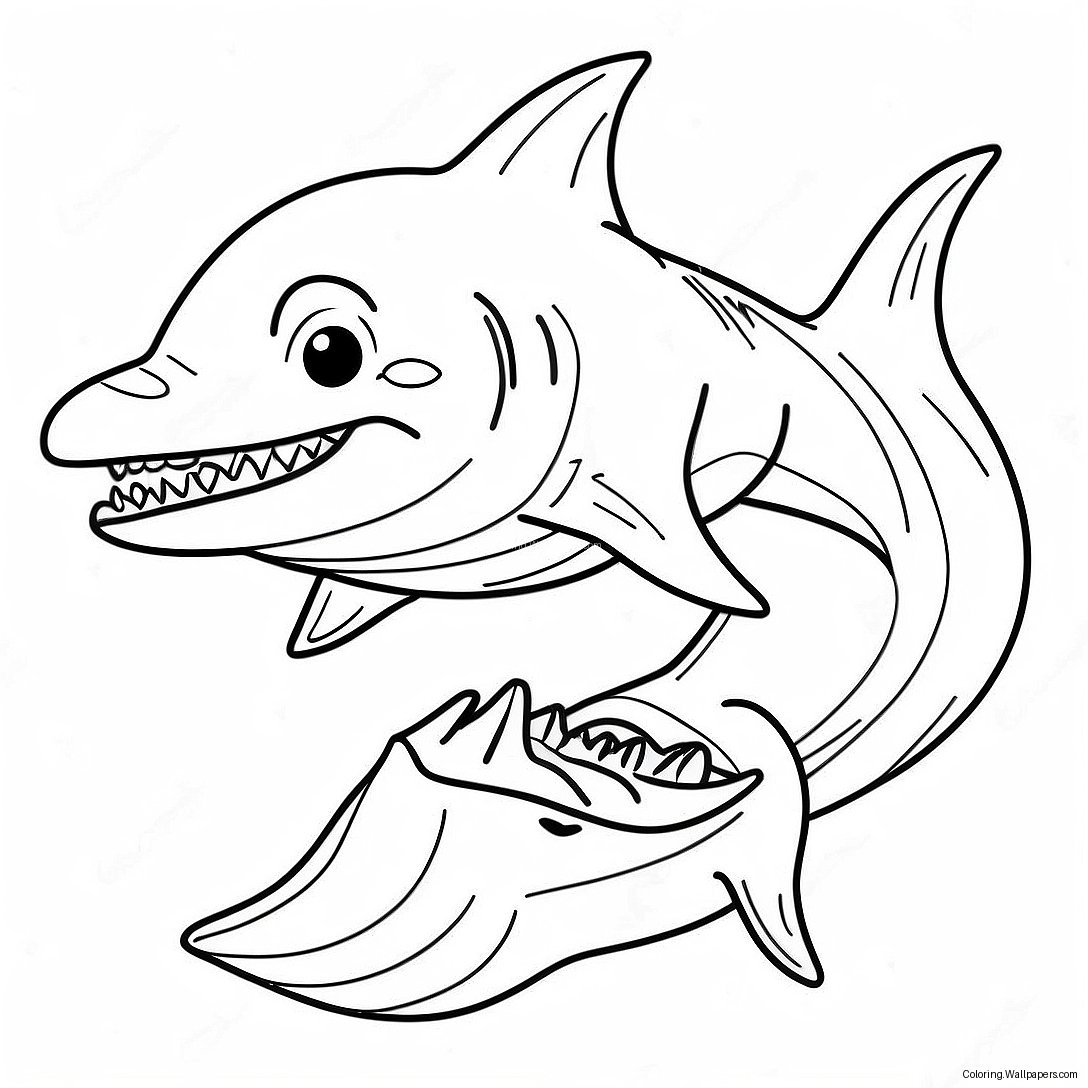 Goblin Shark Coloring Page 29233