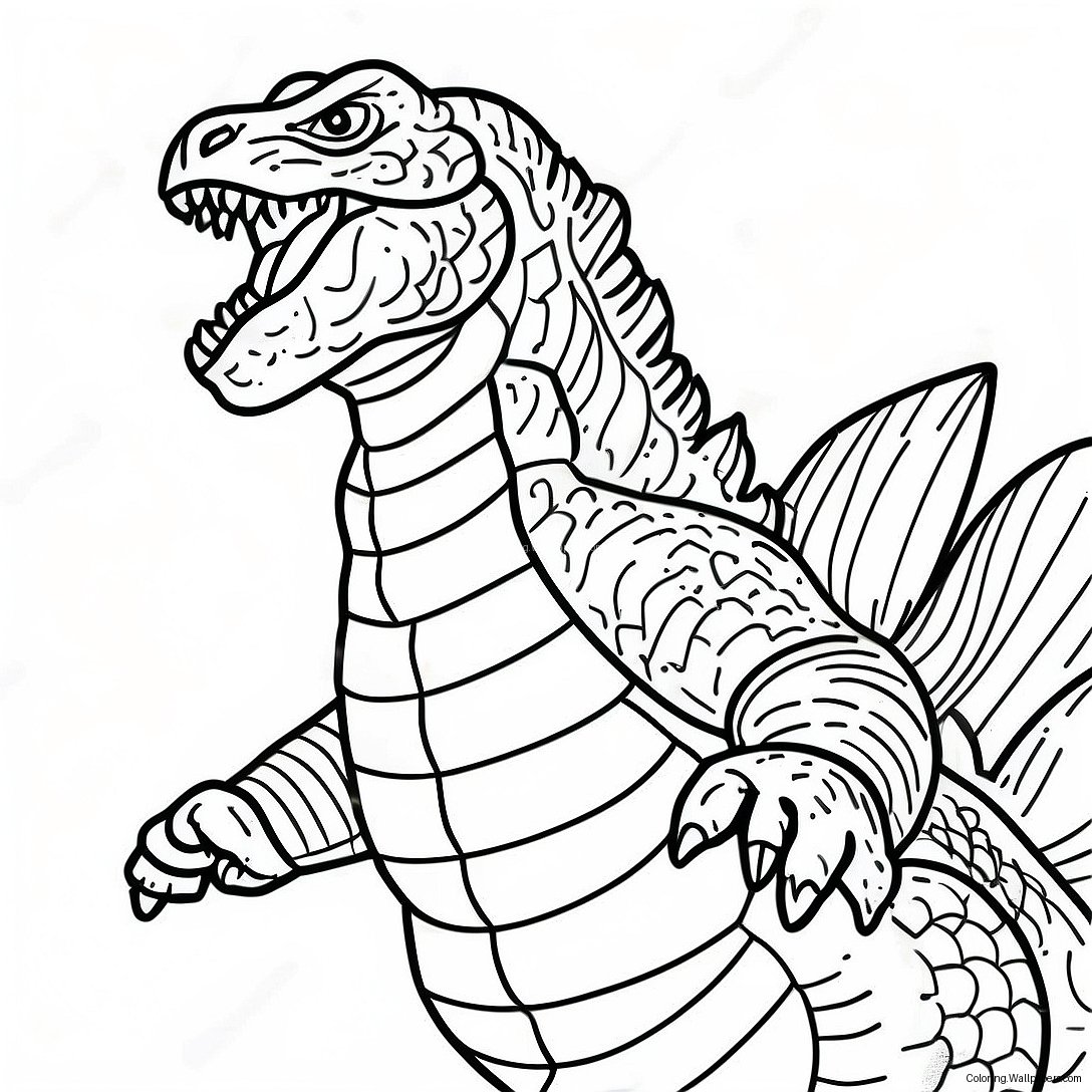 Godzilla 2021 Coloring Page 10930