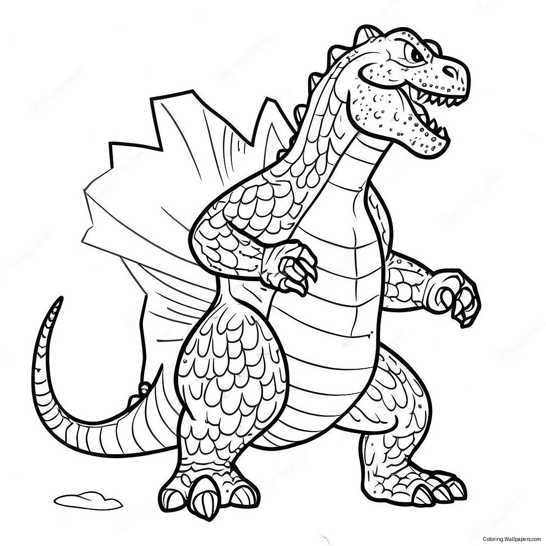 Godzilla Minus One Coloring Page 14144