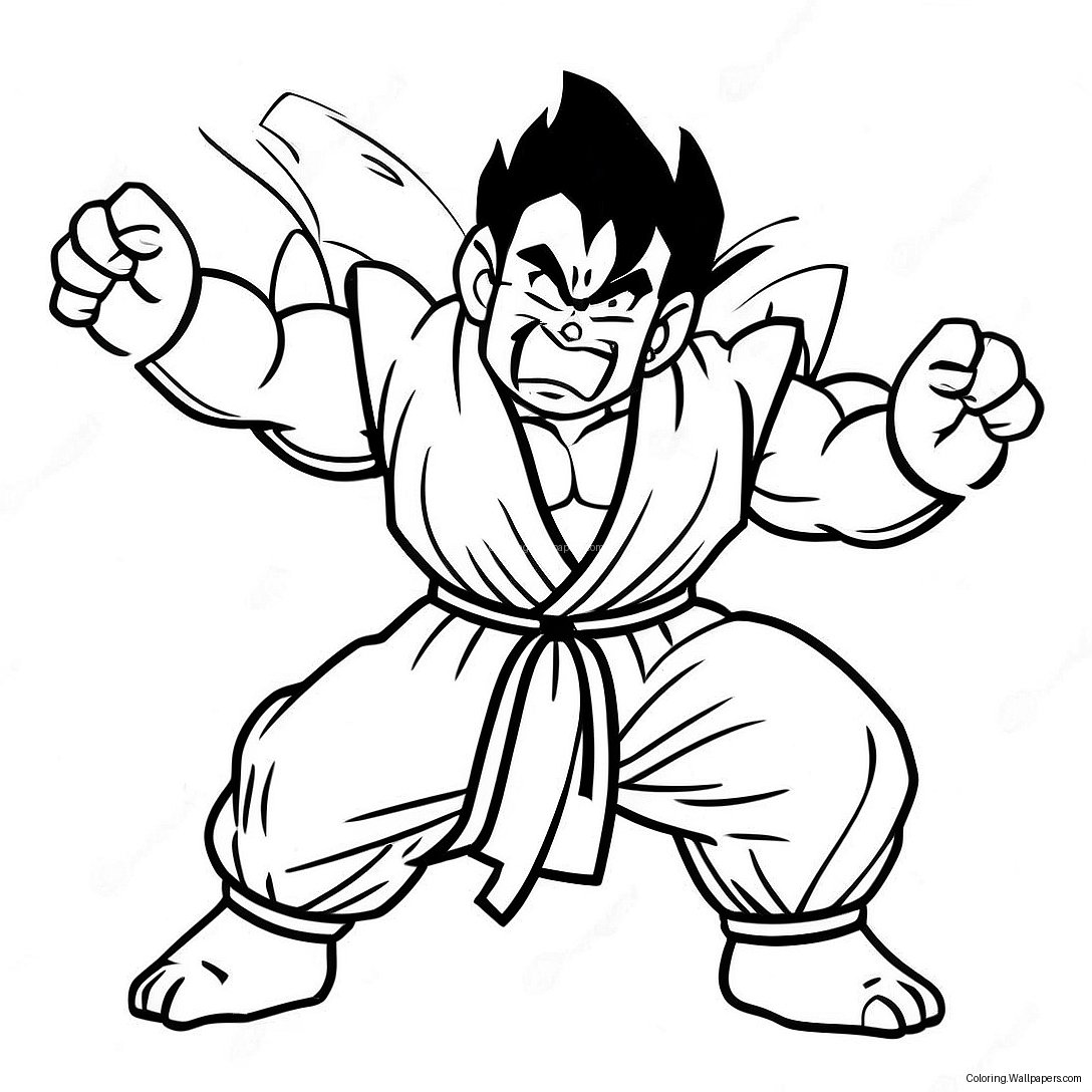 Gohan Beast I Aktion Målarbild 11095