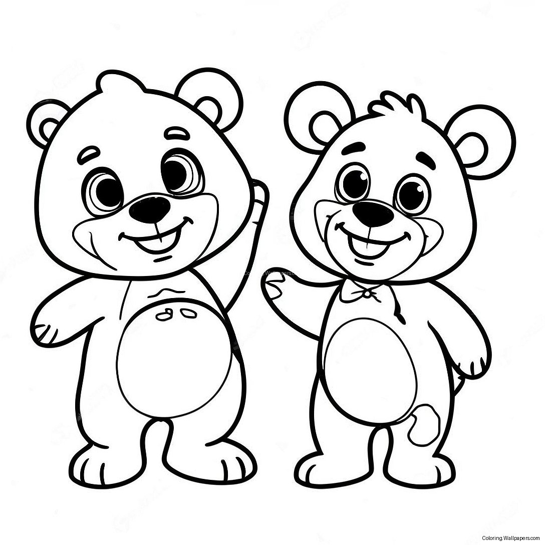 Goldie And Bear Coloring Page 57832