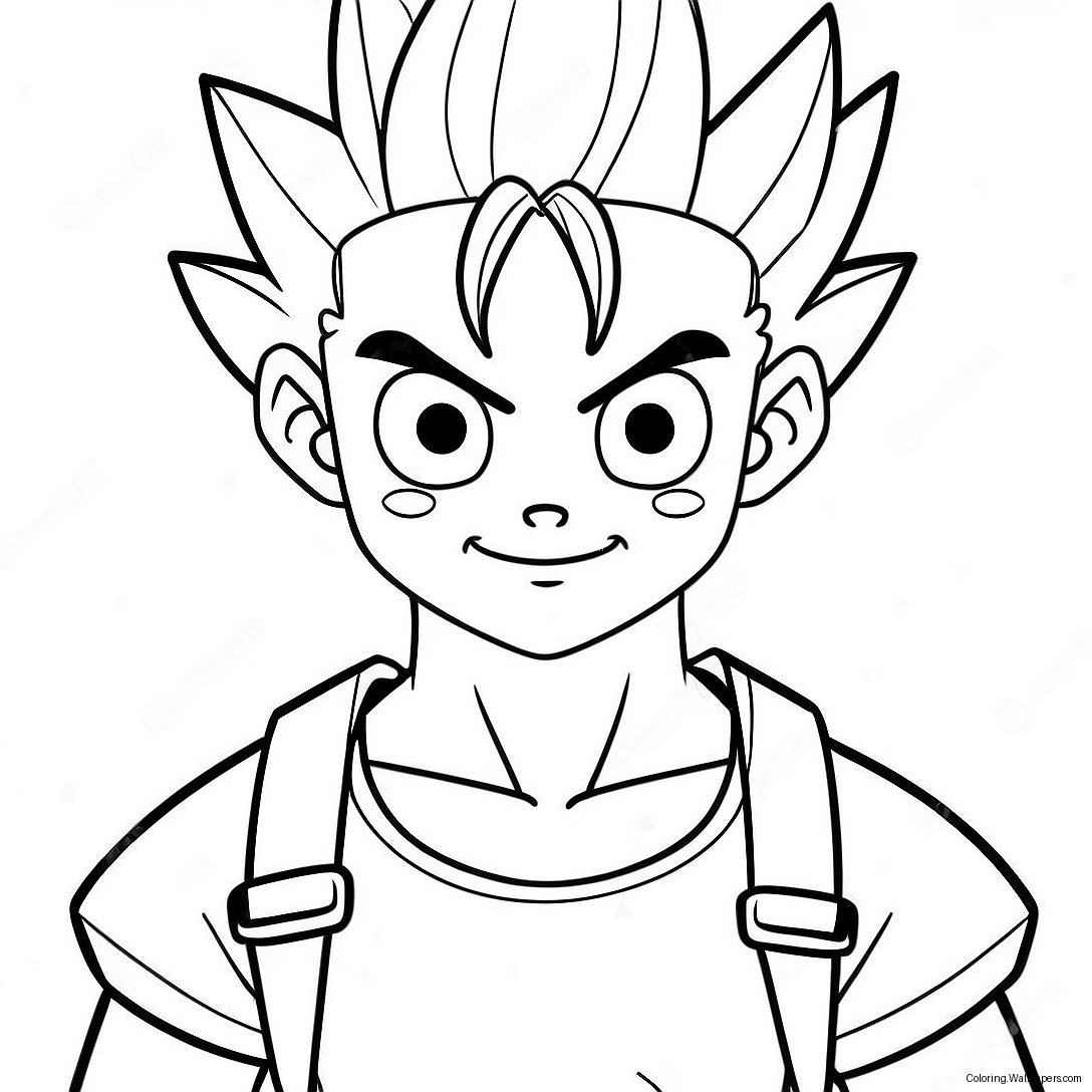 Gon Freecss Adventure Coloring Page 4705