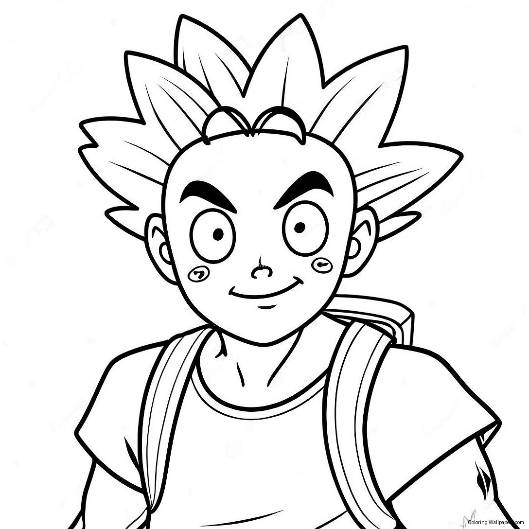 Gon Freecss Adventure Coloring Page 4707