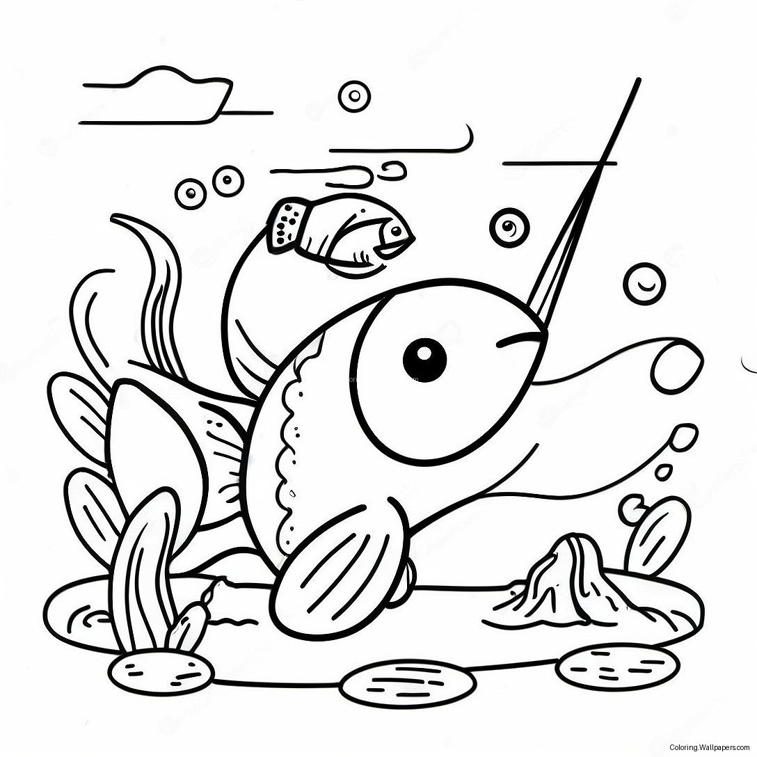 Page À Colorier Parti De Pêche 35589