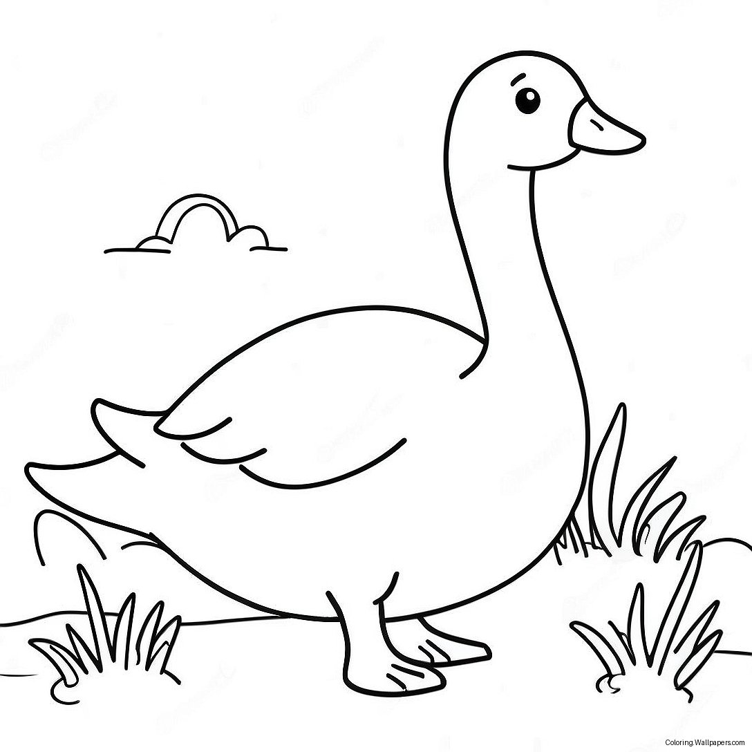 Goose Coloring Page 15273