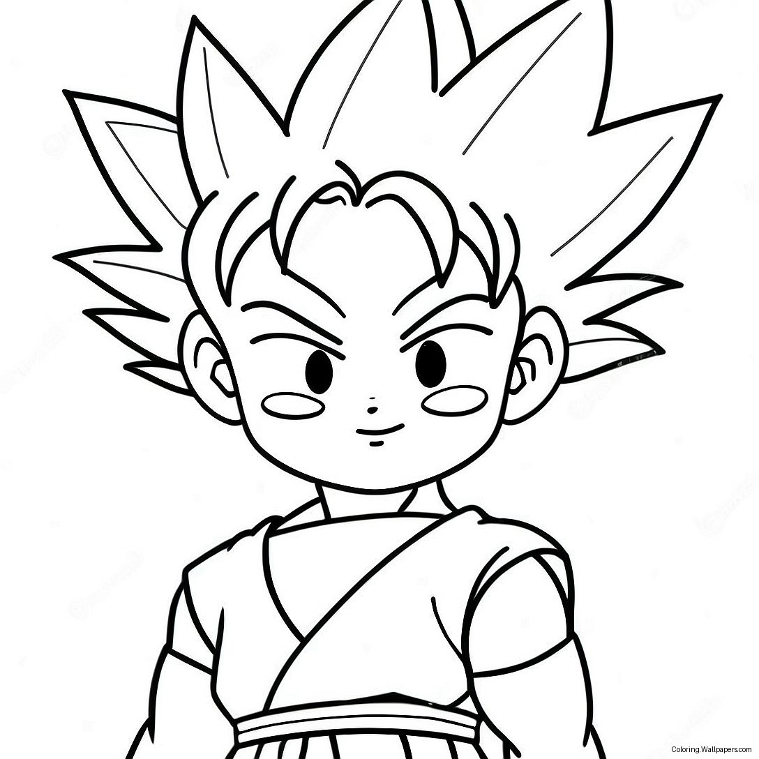 Página Para Colorir Do Goten 26803