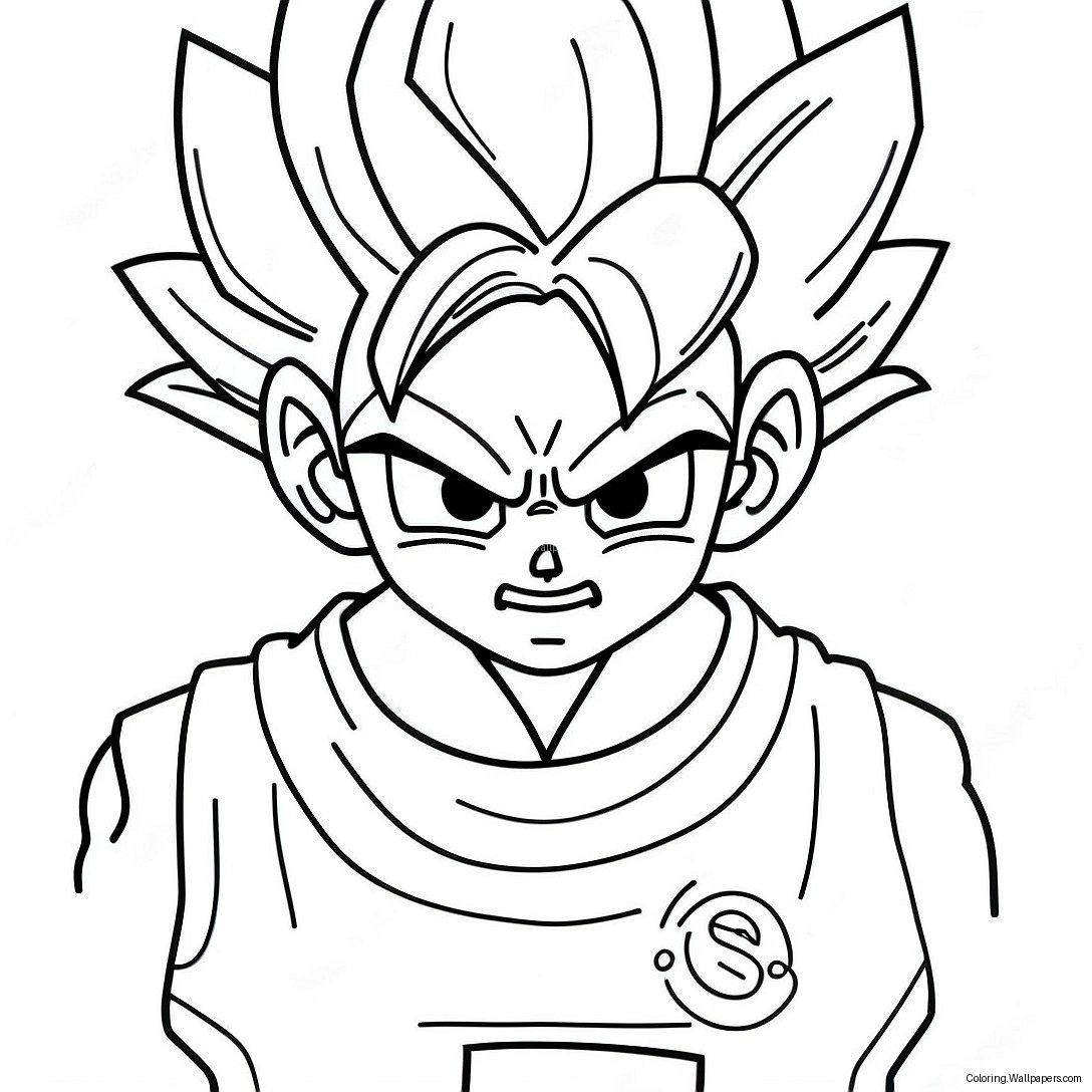 Página Para Colorir Do Goten 26804