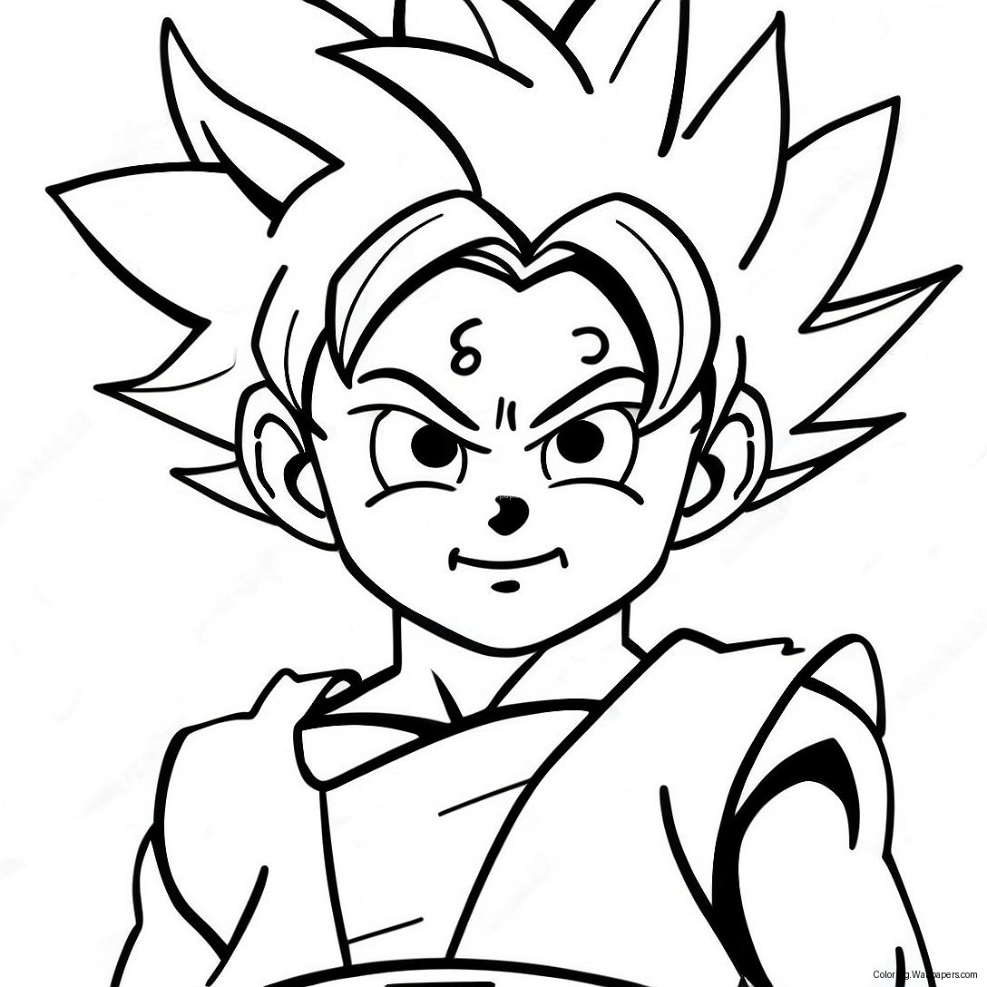 Goten In Super Saiyan Vorm Kleurplaat 26789